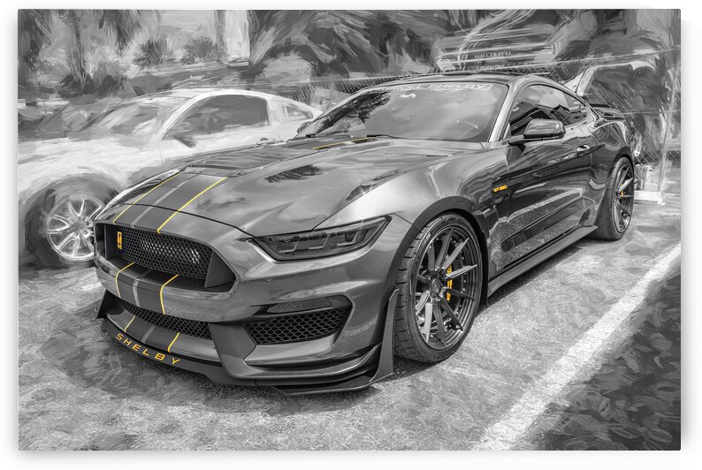 2016 Gray Ford Shelby Mustang GT350 X 6 by Rich Franco