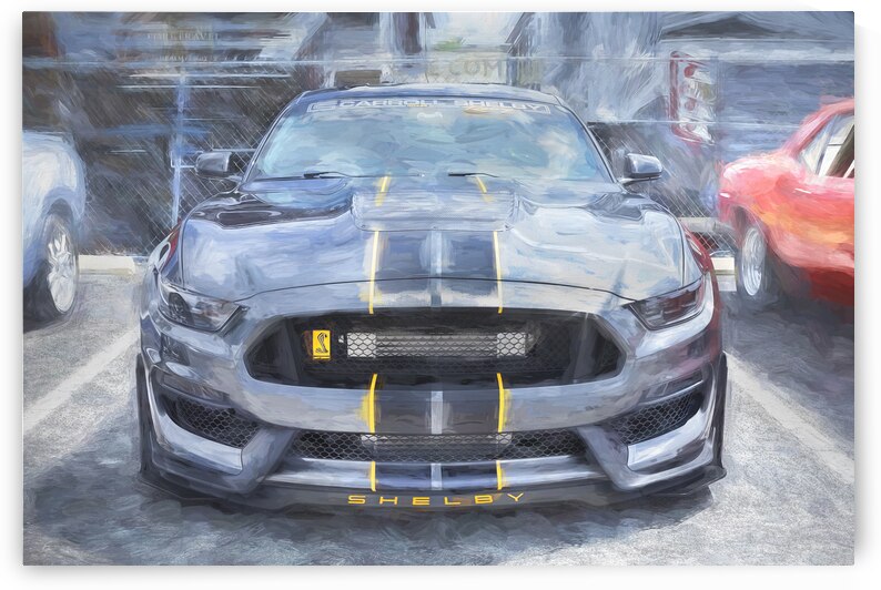 2016 Gray Ford Shelby Mustang GT350 X 7 by Rich Franco