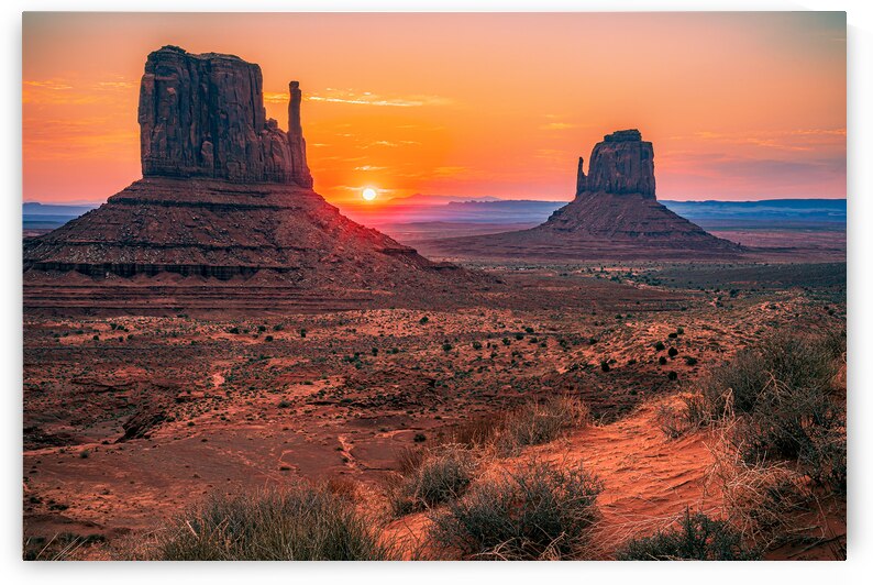 Monument Sunrise by Geoffrey Prior