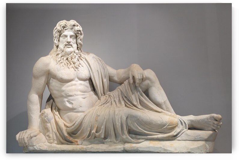 Rome Vatican City - Vatican Museums Statue of Oceanus by Paolo Modena