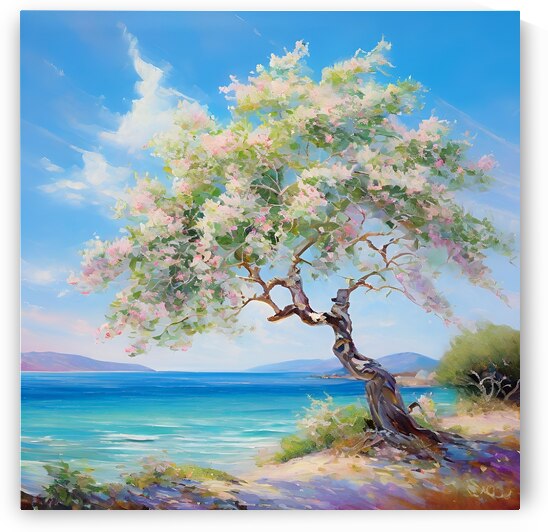  Blossoming Beauty by the Sea by Artshop