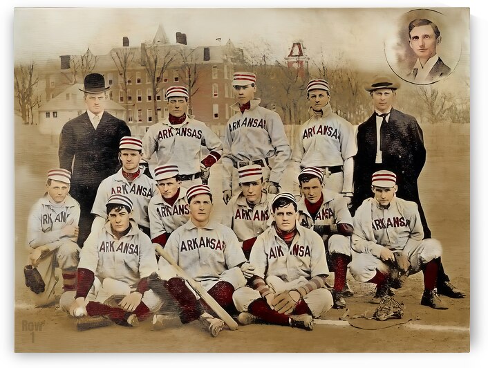 1906 arkansas razorbacks baseball team photo  by Row One Brand