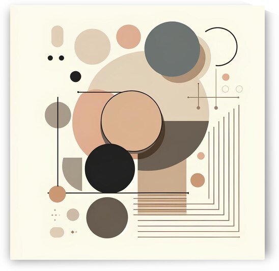 Abstract Harmony Beige Resonance by AdaMous