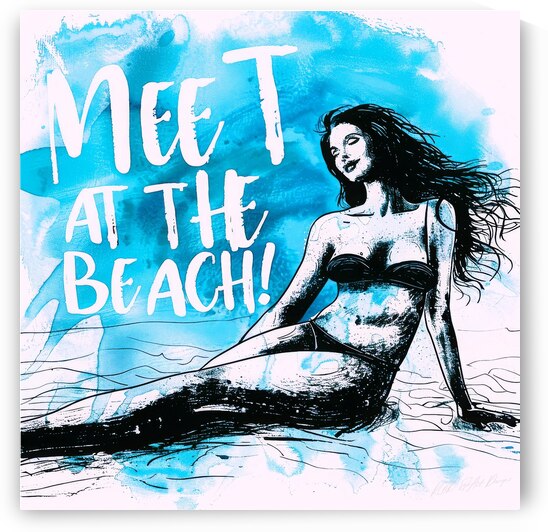 On The Beach by SykArt Designs