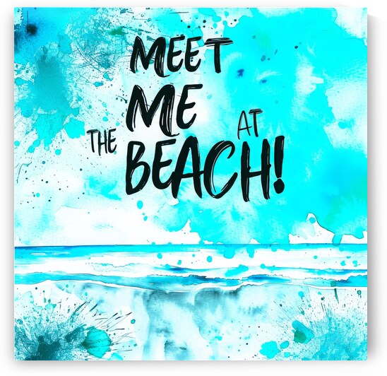 Captions At Beach Front by SykArt Designs