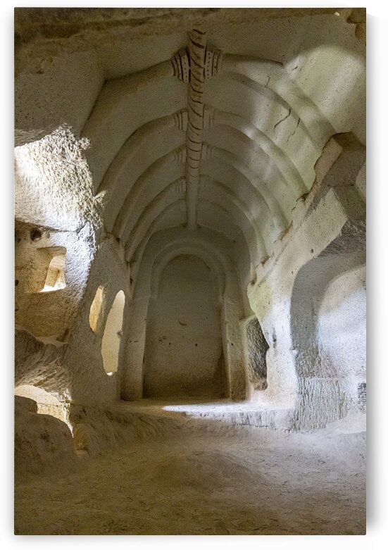 rock carved church red valley by Gualtiero Boffi