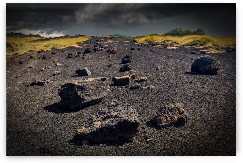 Trail on Mount Etna  by Gualtiero Boffi