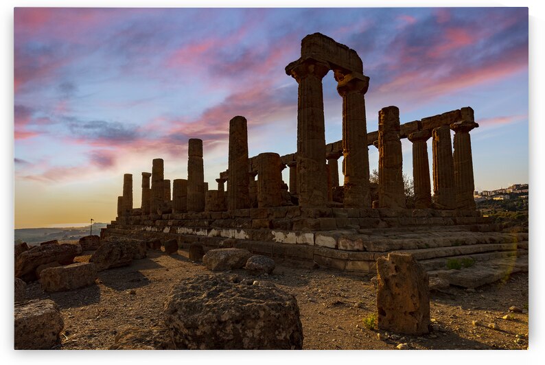 Temple of Juno in the Valley of the Temples by Gualtiero Boffi