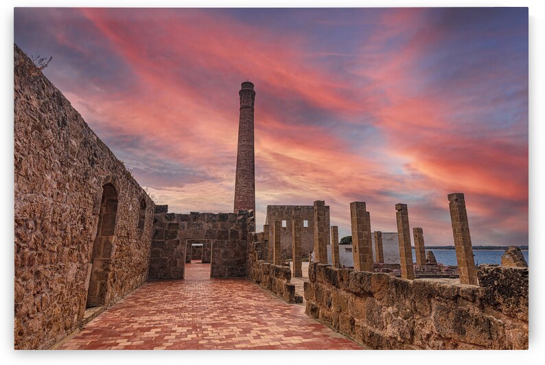 remains of the tonnara in the locality of Vendicari  by Gualtiero Boffi