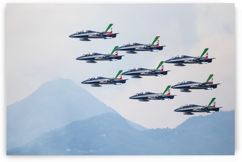 frecce tricolori 001 by Gualtiero Boffi