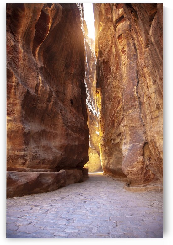 petra canyon view by Gualtiero Boffi
