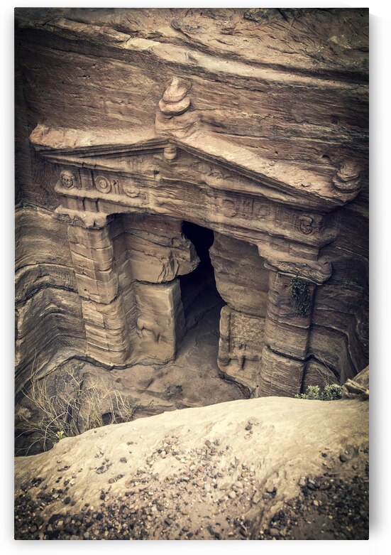 lions gate temple petra by Gualtiero Boffi