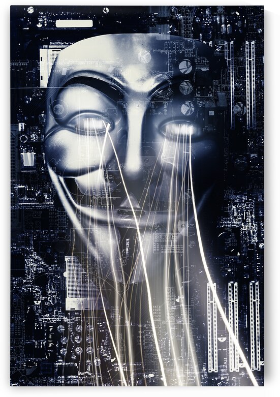 The Anonymous eyes of civil unrest by Jorgo