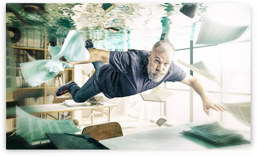 underwater problem concept by Gualtiero Boffi