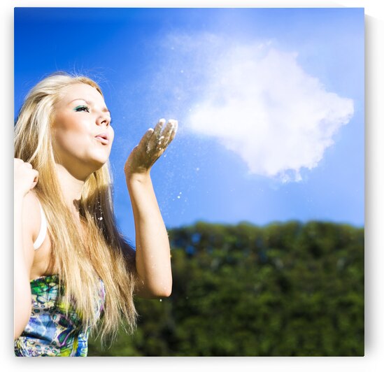 Cloud Creation With A Puff Of Magic by Jorgo