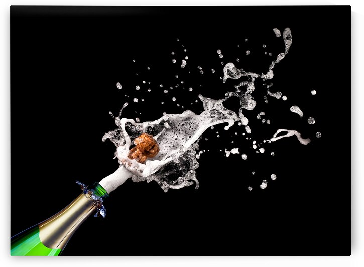 popping champagne by Gualtiero Boffi