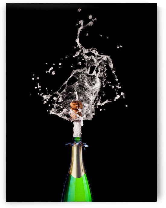 popping champagne by Gualtiero Boffi