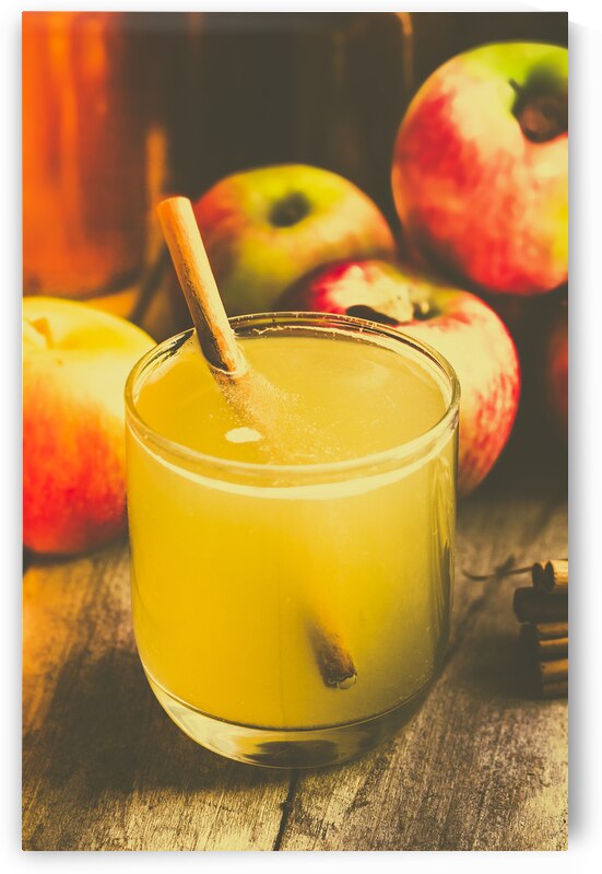 Still life apple cider beverage by Jorgo