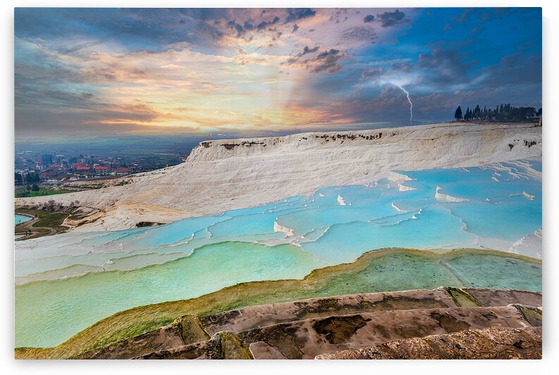 Pamukkale White Mountain by Ehtiram Mammadov