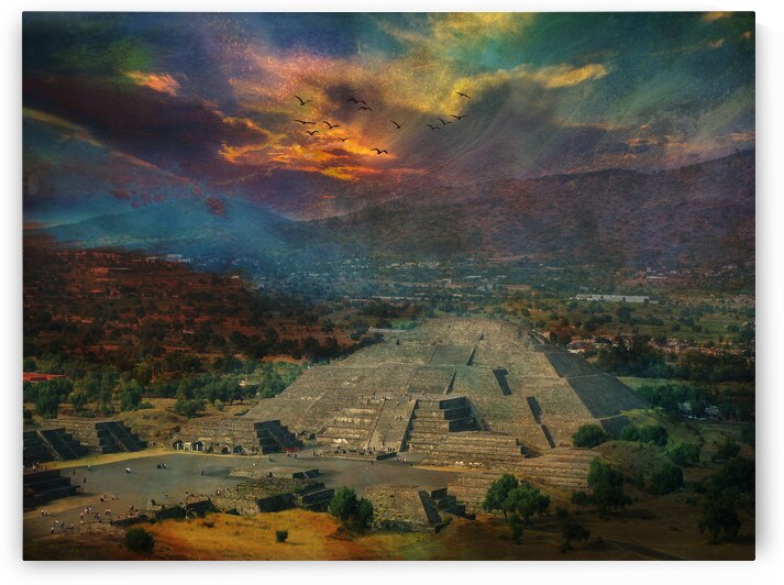 Pyramid of the Moon in Teotiuakan by Ehtiram Mammadov