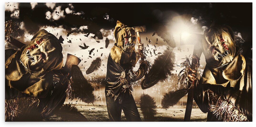 A crow left of the murder by Jorgo