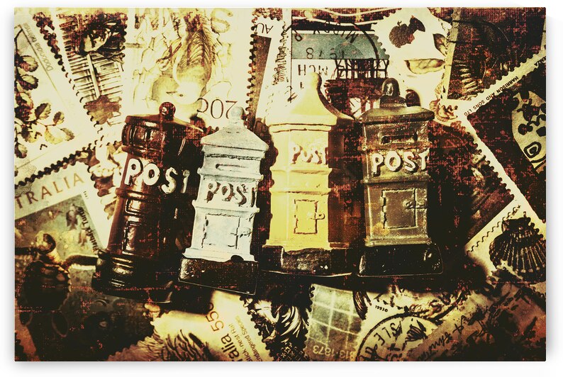 The vintage postage card by Jorgo