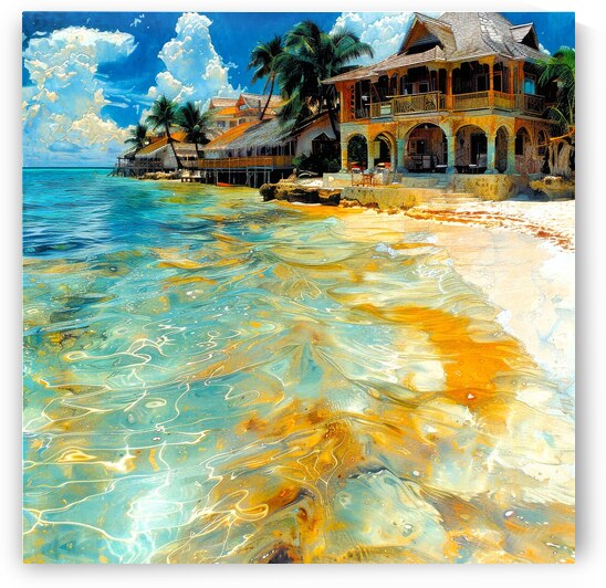 Bora Bora Water by SykArt Designs