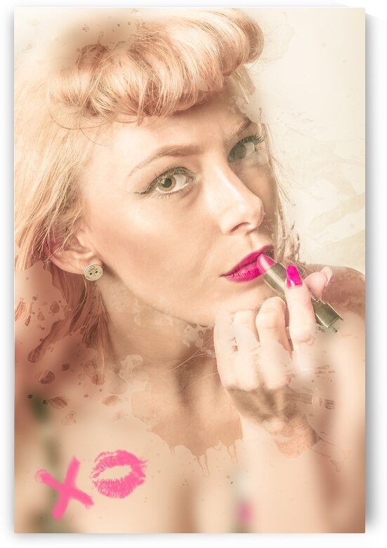 Retro makeup pin-up by Jorgo
