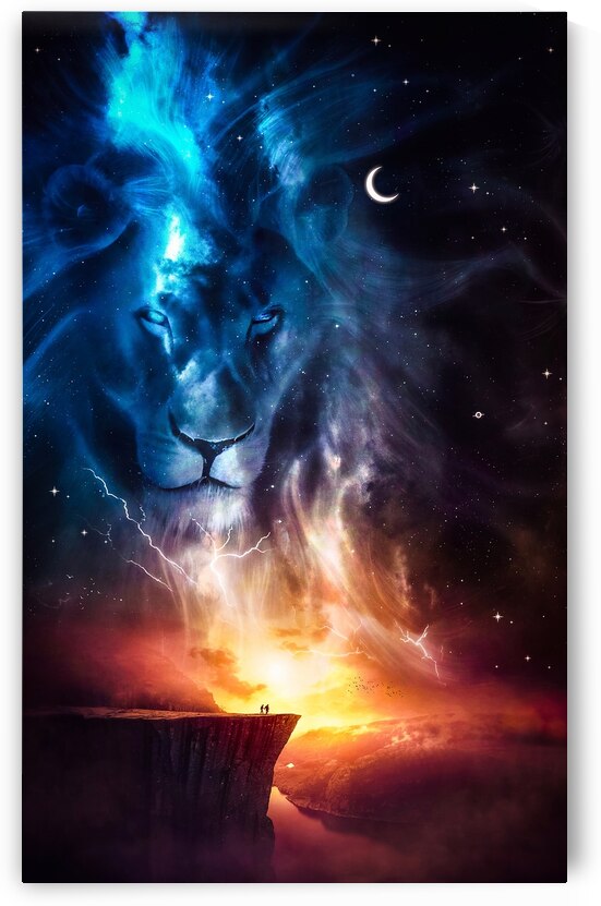 Spirit of animal totem lion by Gen Z