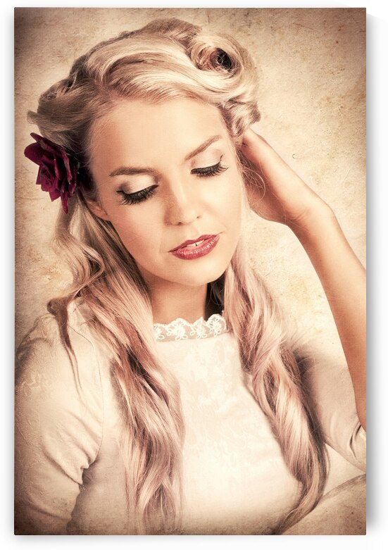 Vintage Luxury Photo Of An Elegant Beauty Queen by Jorgo