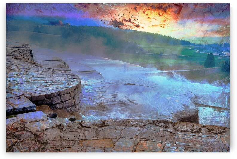 Pamukkale Travertine by Ehtiram Mammadov