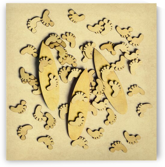 Wooden wave riders by Jorgo