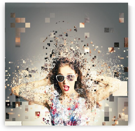 Pixel pinup in 3D printing download by Jorgo