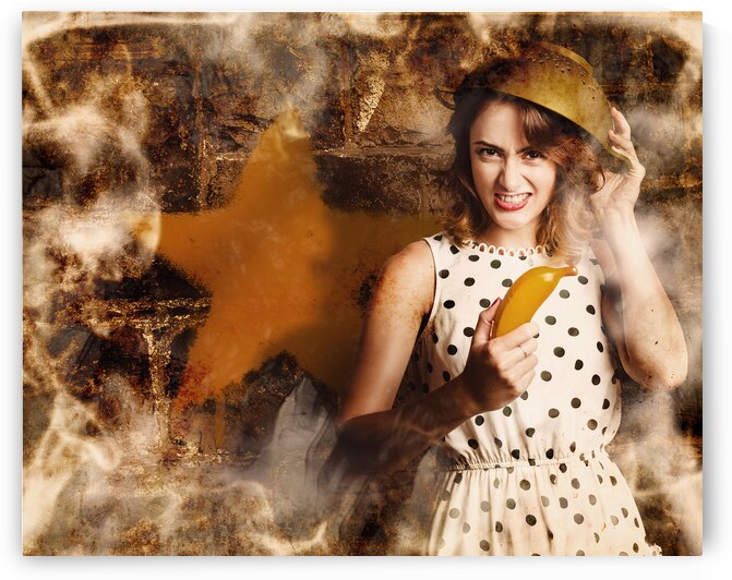 Creative cooking pin-up by Jorgo