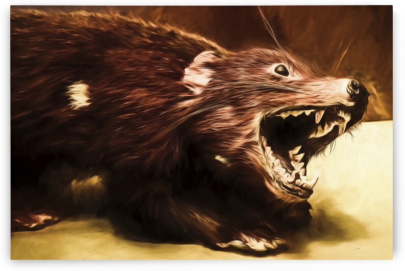 Tasmanian Devil digital painting by Jorgo