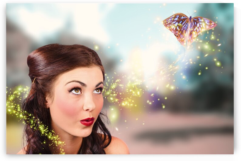 Fantasy fine art beauty. Fairy tale butterflies by Jorgo