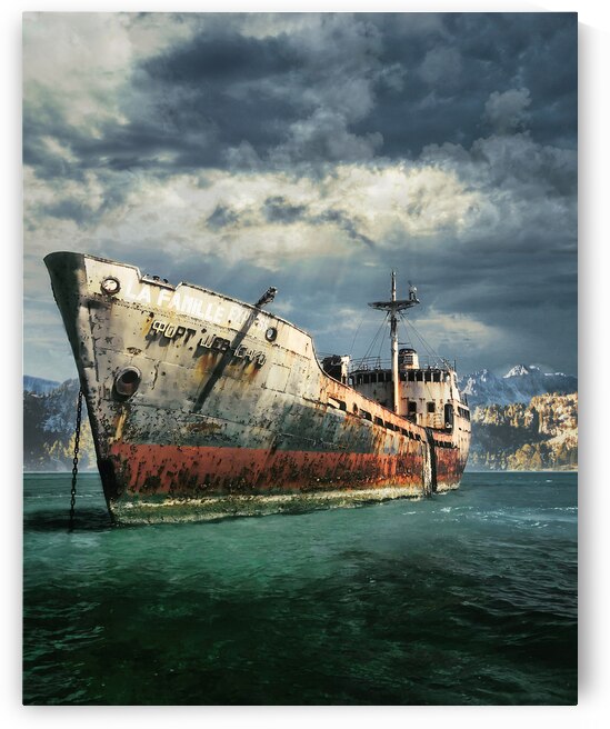 ship old by Ehtiram Mammadov