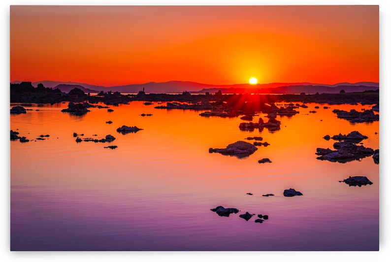 Mono Lake Sunburst by Geoffrey Prior