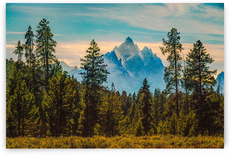Grand Teton Morming by Geoffrey Prior