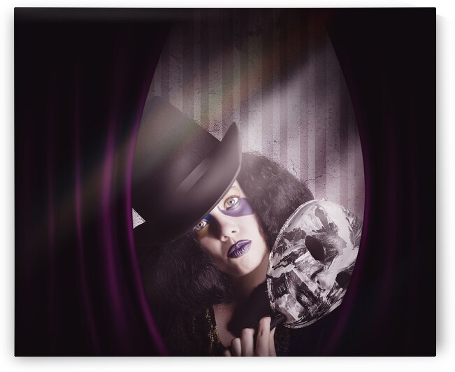 Theater performer play acting masquerade show  by Jorgo