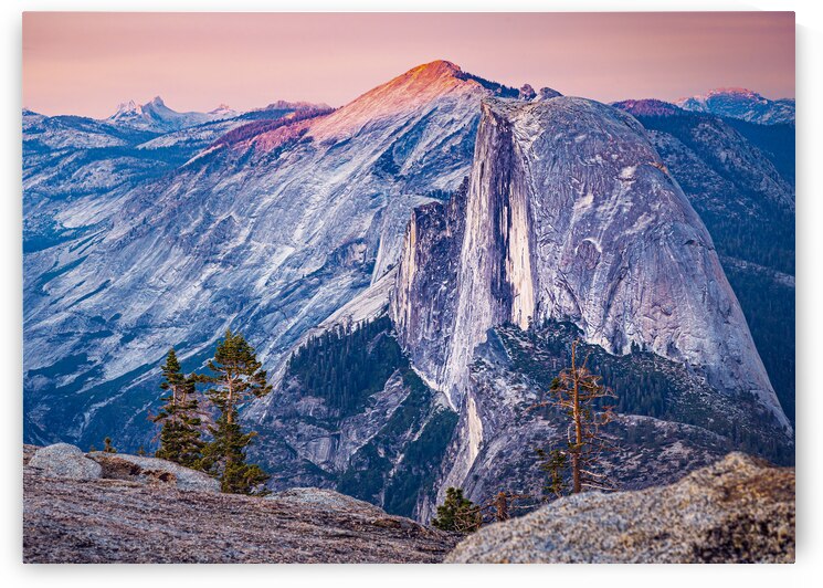 Clouds Rest Alpine Glow by Geoffrey Prior