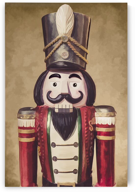 Vintage wooden toy soldier by Jorgo