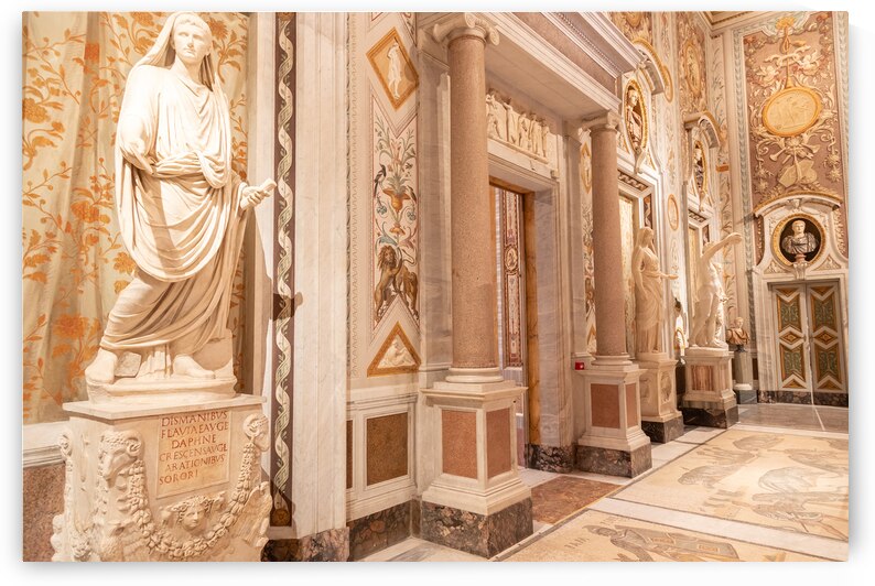 Rome Italy - Borghese Gallery - ancient art museum interior by Paolo Modena