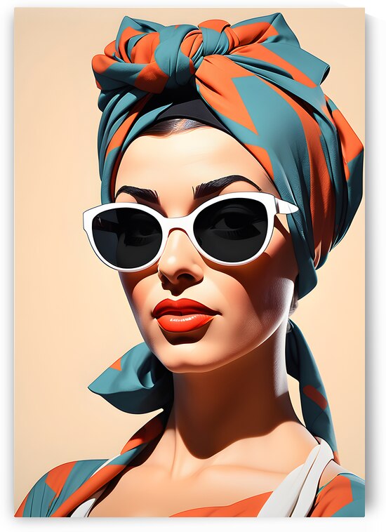 Retro summertime pin up by Sen Tinel