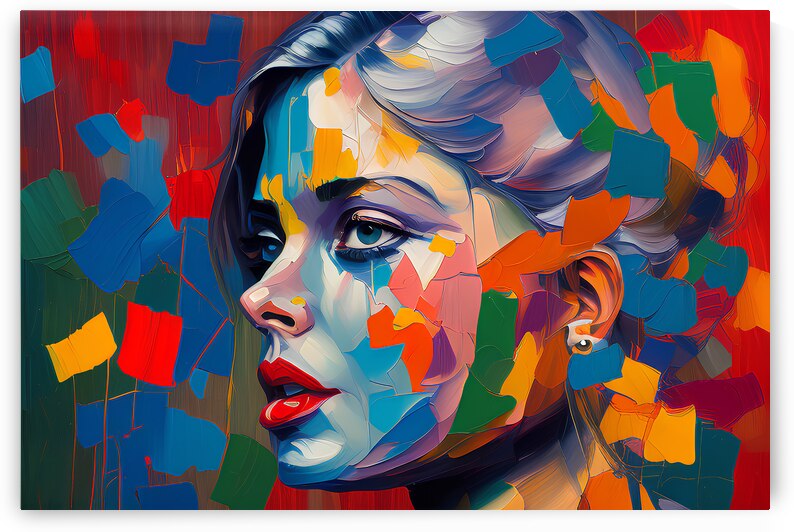 Painted pinup beauty by Sen Tinel