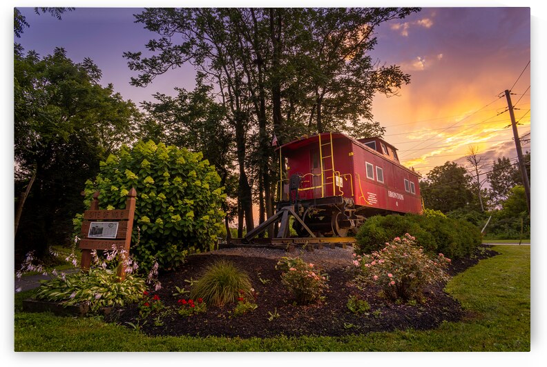 Ironton Rail Trail No 6 Caboose Site by Jason Fink