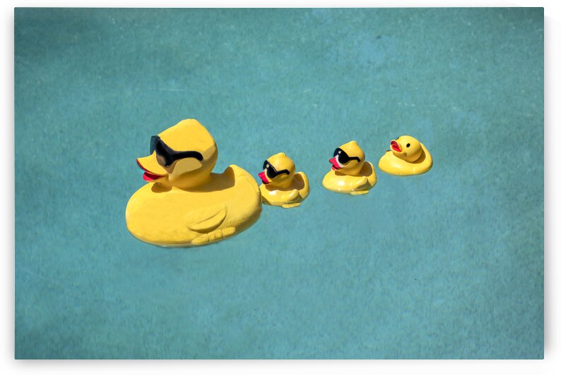 Family of Yellow Rubber Duckies X1 2 by Rich Franco