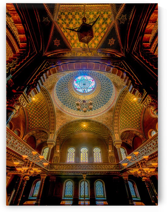 Spanish Synagogue Prague- Czech Republic by Judaic Gallery