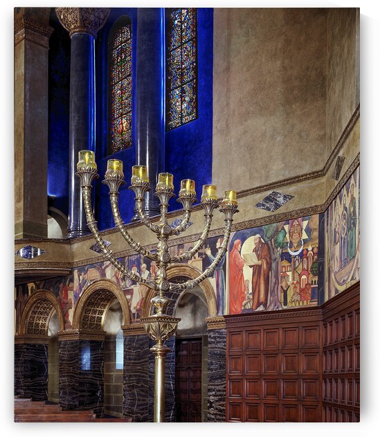 Wilshire Blvd Temple Los Angeles by Judaic Gallery