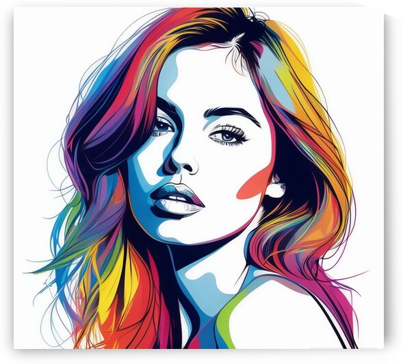  A Colorful Portrait of Beauty by Luciano